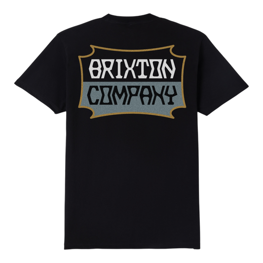 Brixton Pillar S/S T-Shirt - Black