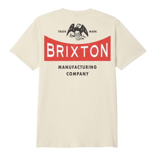 Brixton Pinnacle S/S T-Shirt - Cream