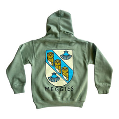 Forw4rd Meggies Youth Hoodie - Dusty Green