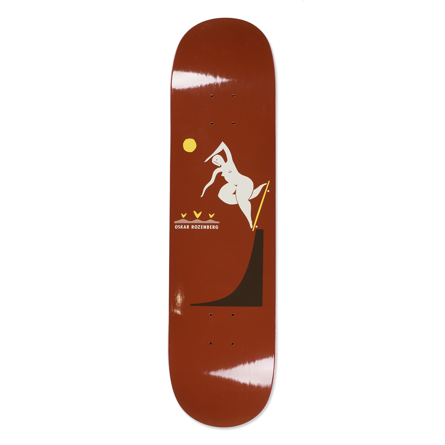 Polar Skate Co - Oskar Rozenberg - BS Nose Blunt - Burnt Red 8"