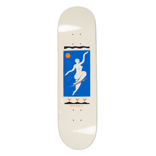 Polar Skate Co - Team - No Comply - Cream 8.75"