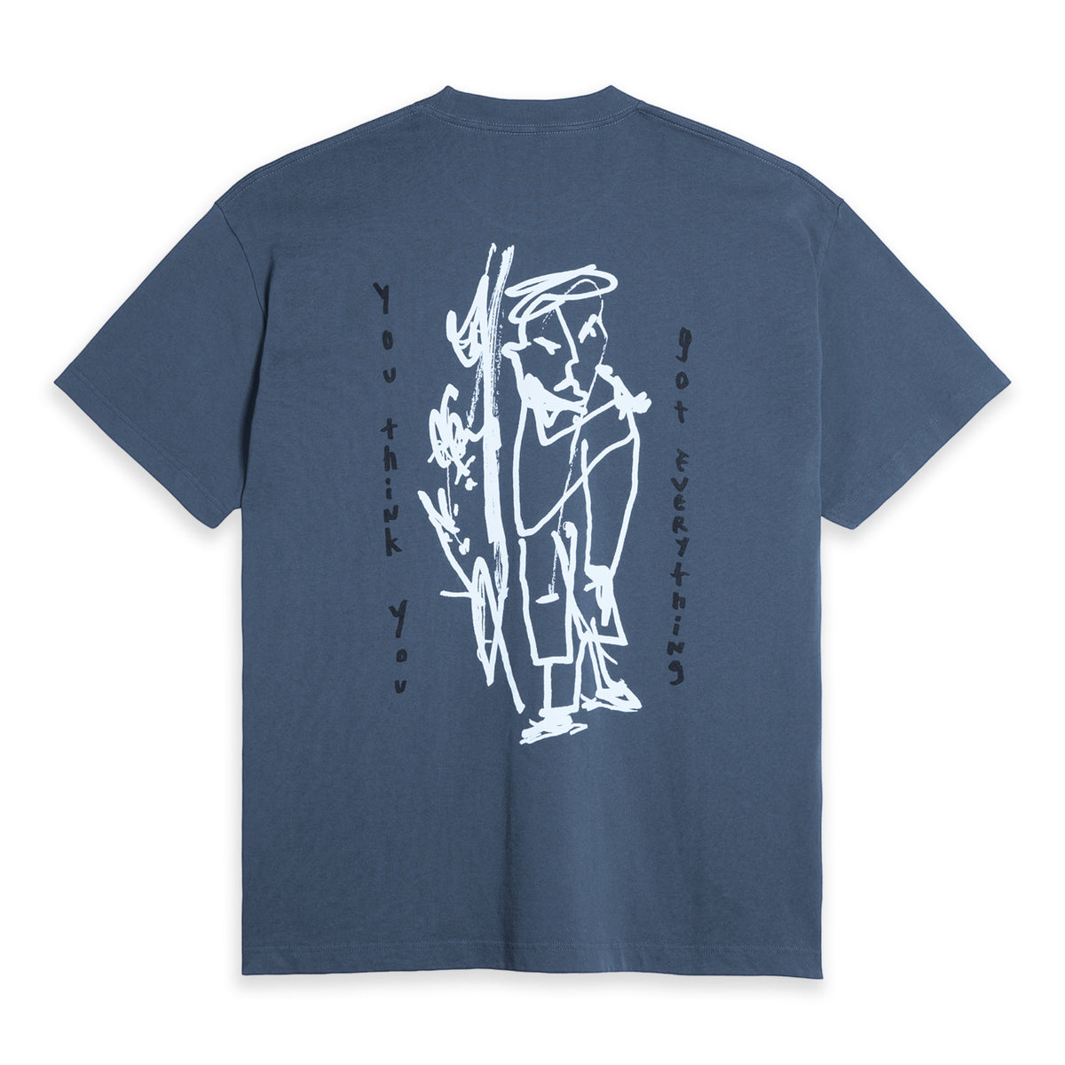 Polar Skate Co - I Got Everything Tee - Grey Blue