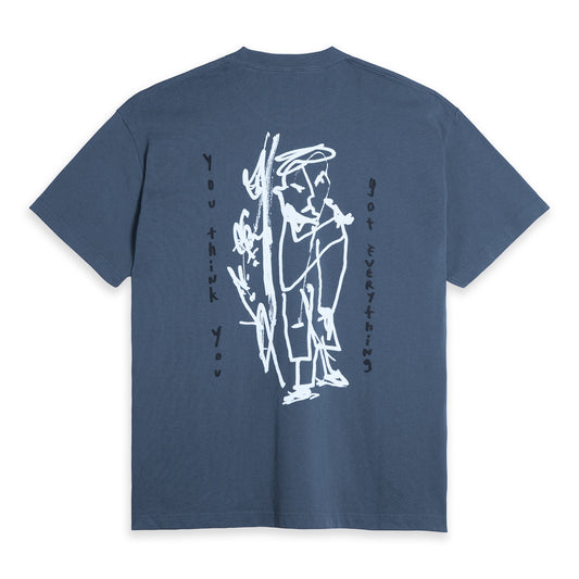 Polar Skate Co - Got Everything Tee - Grey Blue