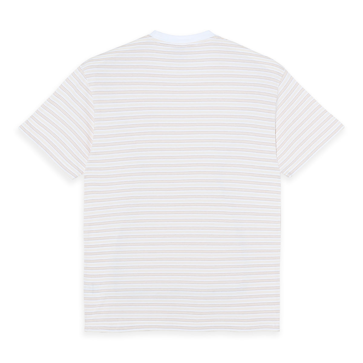 Polar Skate Co - I Stripe Tee - White/Taupe