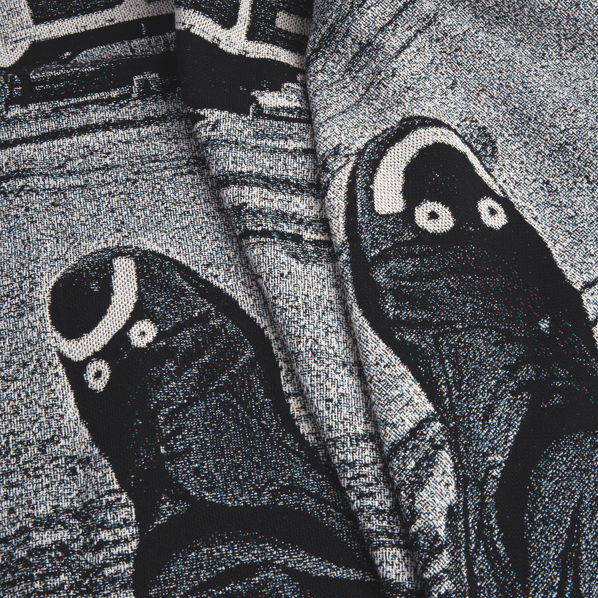 Polar Skate Co - Throw Blanket Happy Sad II - Black/White