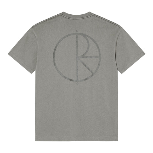 Polar Skate Co - Contrast Tee Stroke Logo - Grey