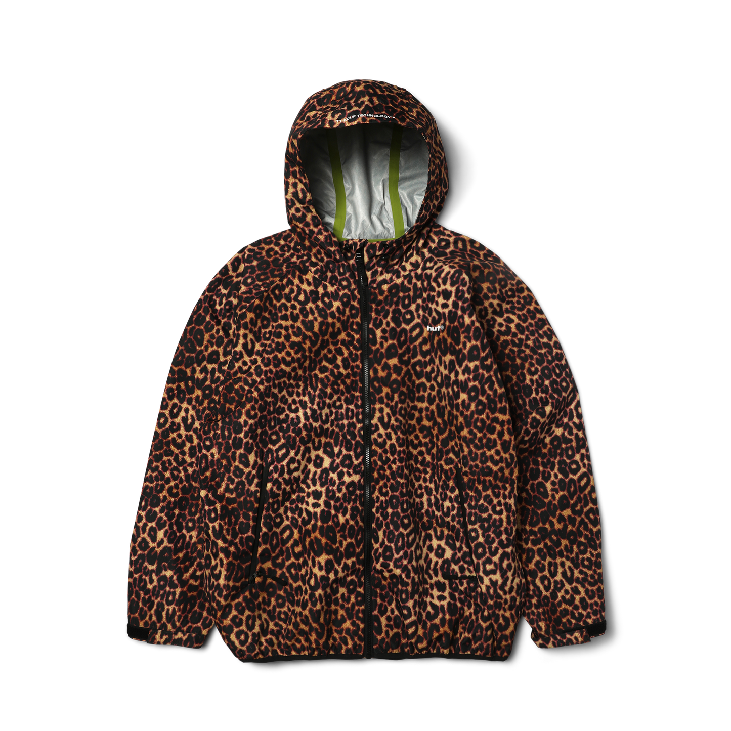 HUF - Rainier Printed Shell Jacket - Brown