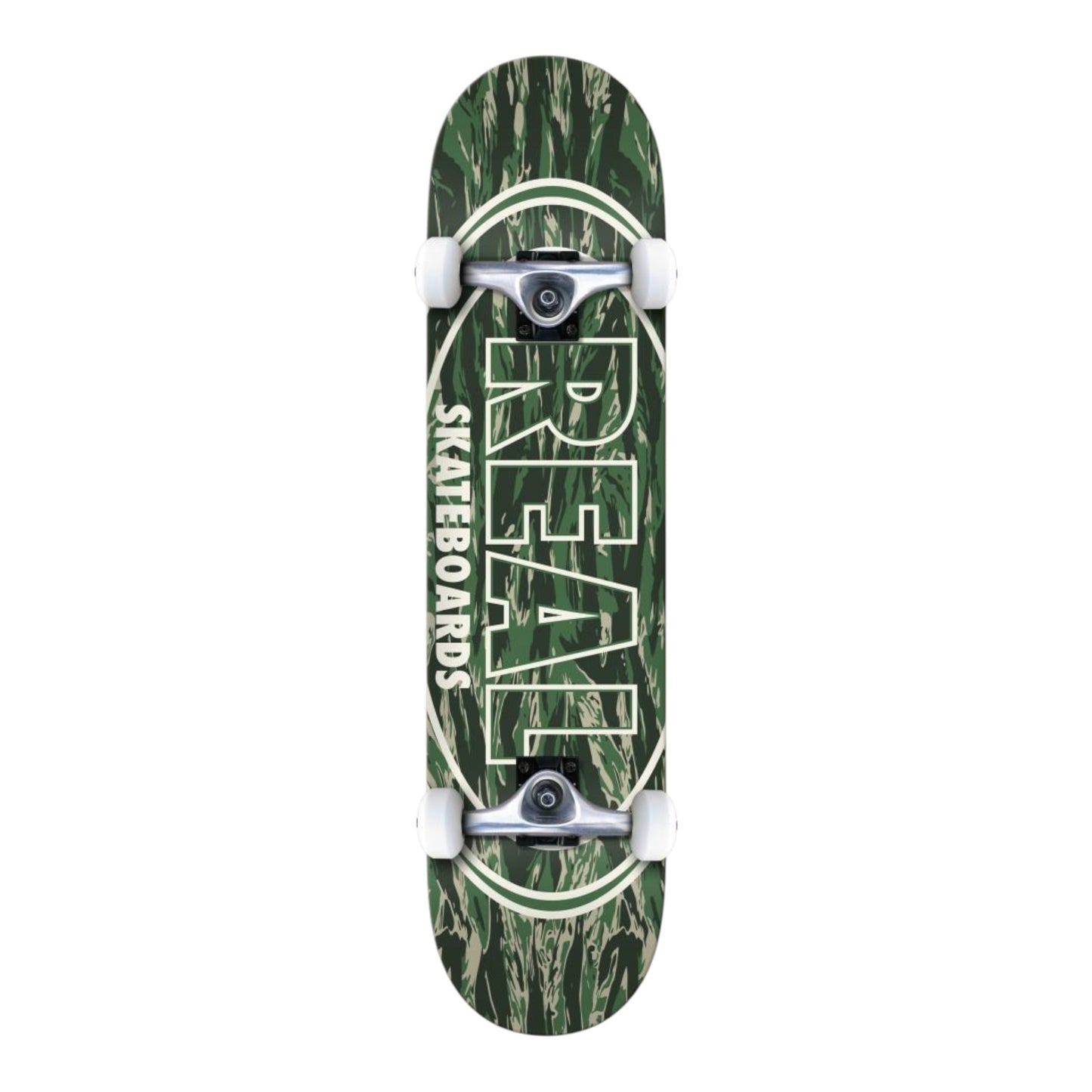 Real Stealth Ovals Complete Skateboard 7.5"