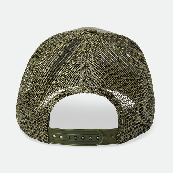 Brixton Rival Stamp X MP Mesh Cap, Olive Surplus