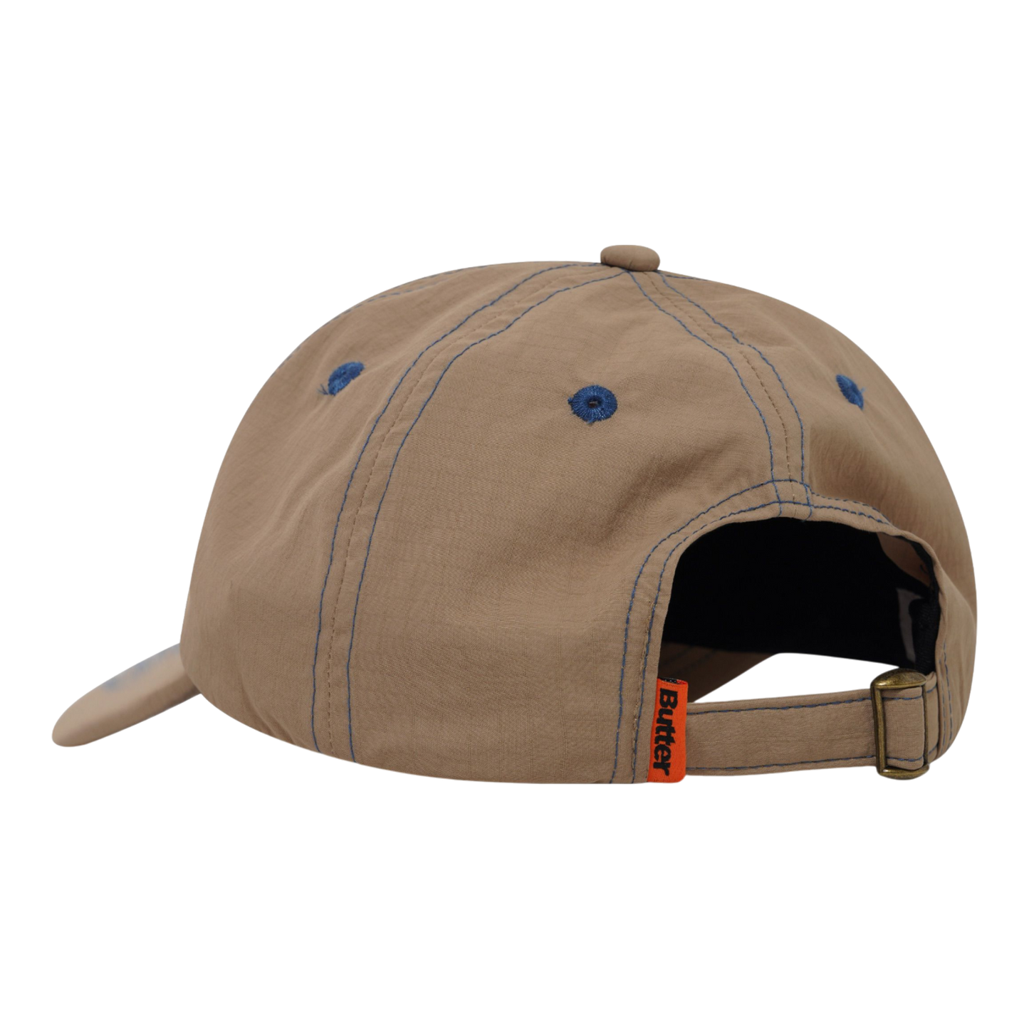 Butter Goods - Nylon Rounded Logo 6 Panel Cap - Sand