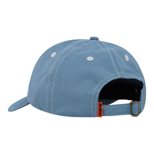 Butter Goods - Nylon Rounded Logo 6 Panel Cap - Sky Blue