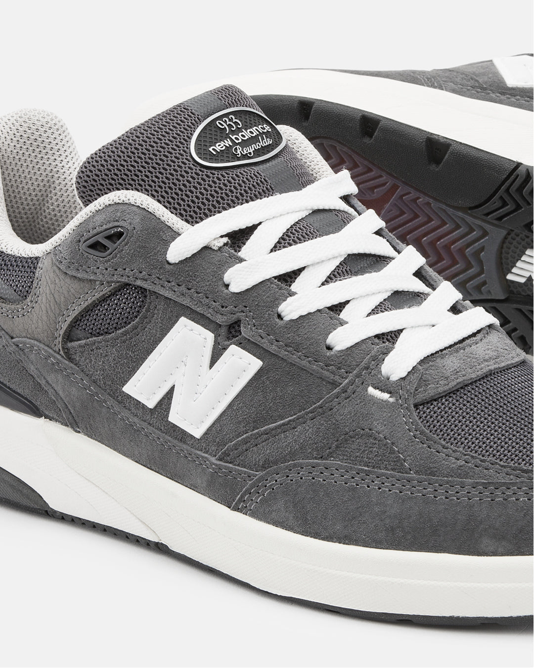 New Balance Numeric Andrew Reynolds 933 Shoes - Dark Grey/White