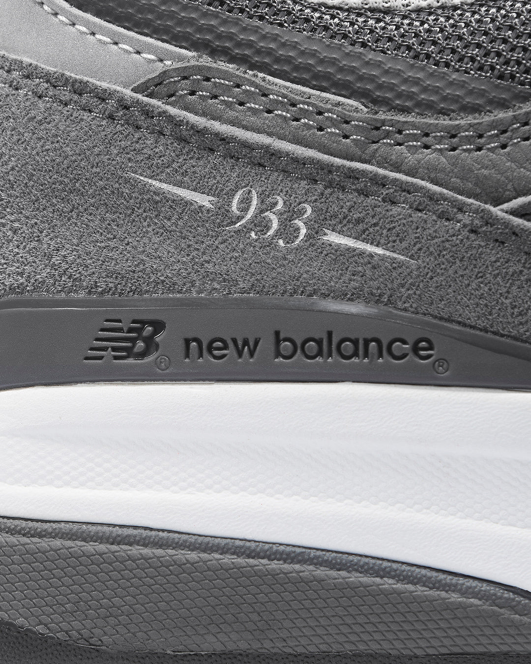 New Balance Numeric Andrew Reynolds 933 Shoes - Dark Grey/White