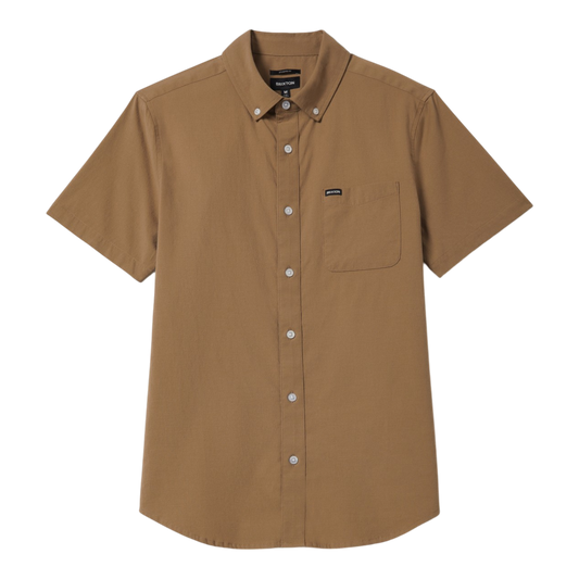 Brixton - Sanford S/S Oxford Shirt - Khaki