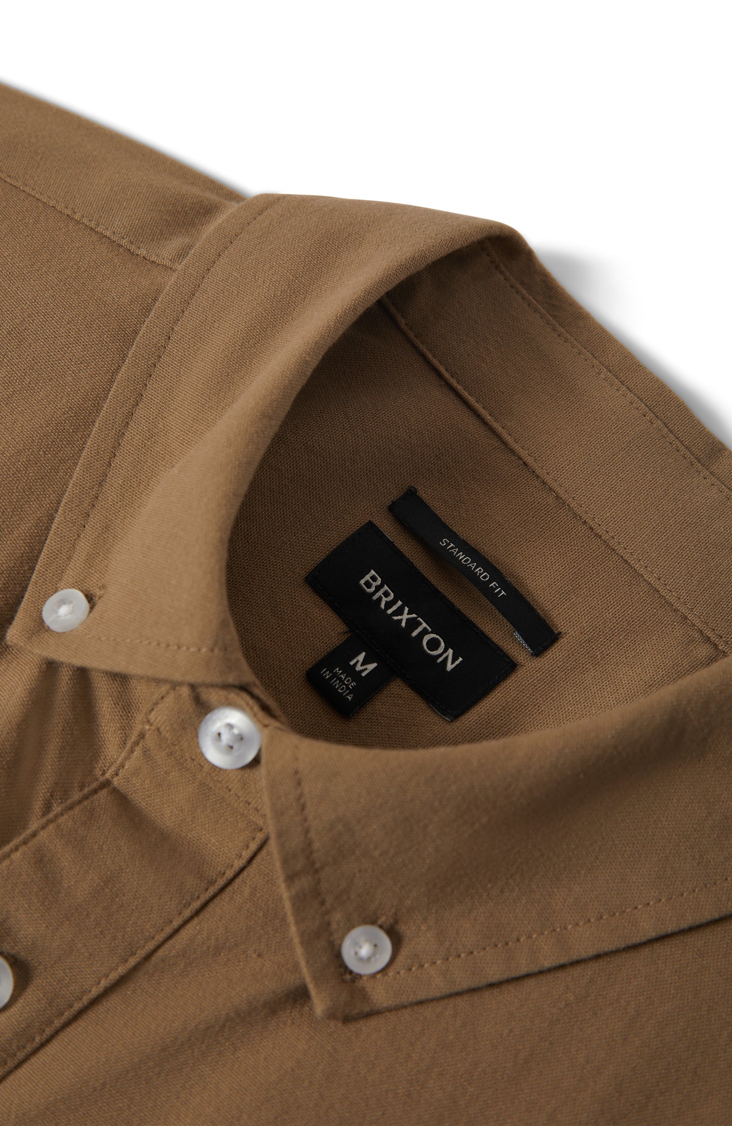 Brixton - Sanford S/S Oxford Shirt - Khaki