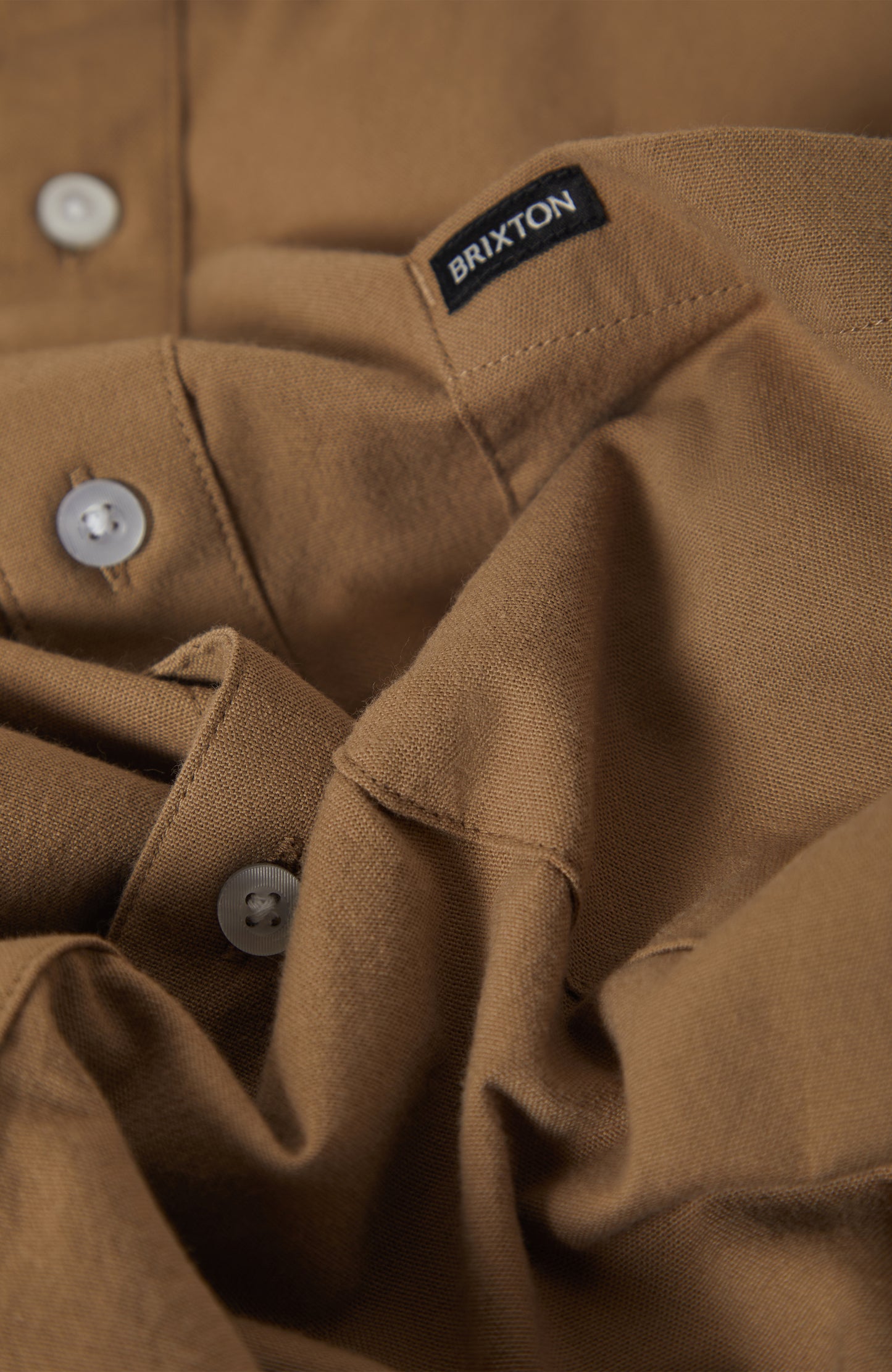 Brixton - Sanford S/S Oxford Shirt - Khaki