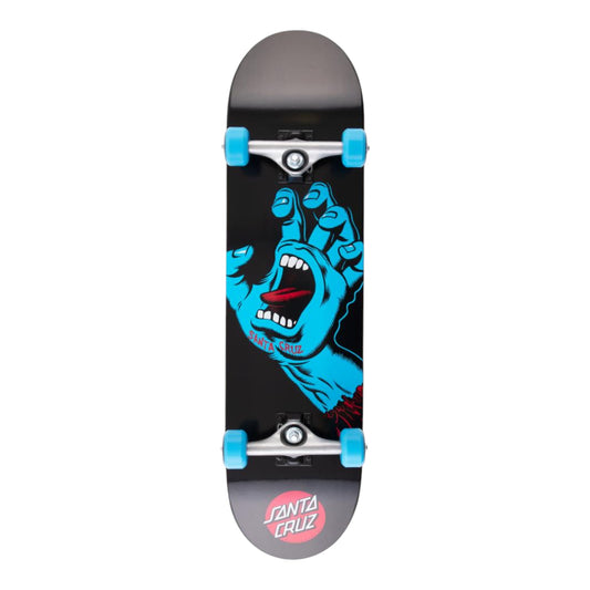 Santa Cruz Screaming Hand Complete 8"- Black Blue