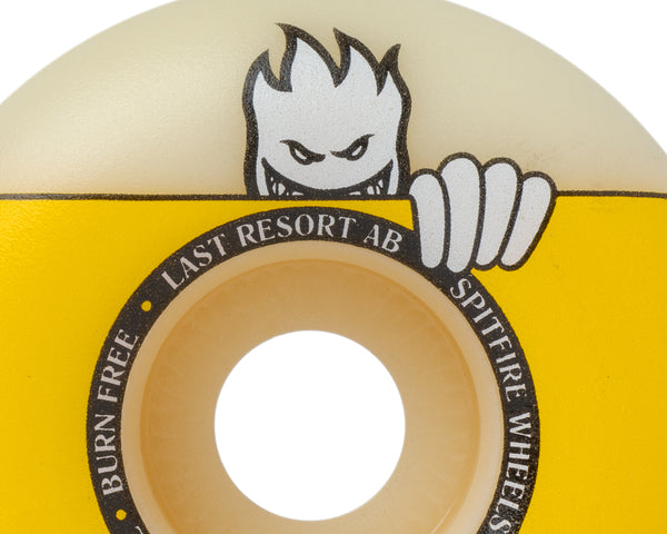 Last Resort AB X Spitfire Formula Four Radial Full Yellow 99Duro 56mm