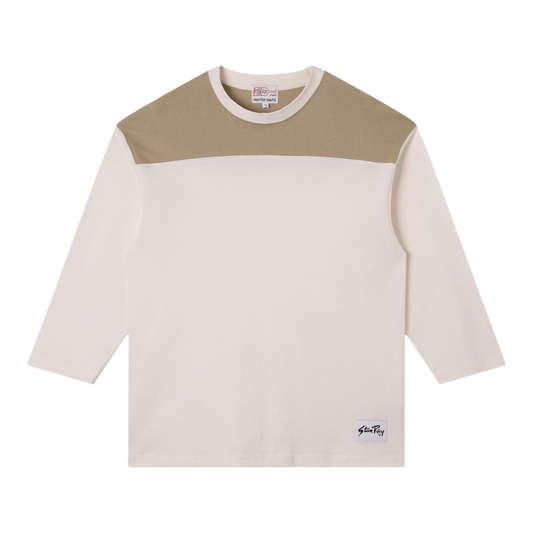 Stan Ray 3/4 Football T-Shirt - Eucalyptus