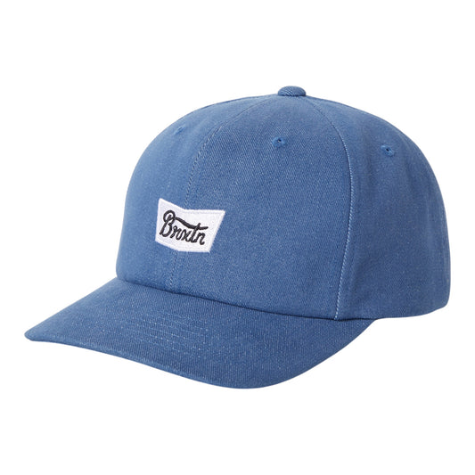 Brixton Stith MP ADJ Cap - Light Stone Wash Denim