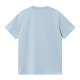 Carhartt WIP S/S American Script T-Shirt - Frosted Blue