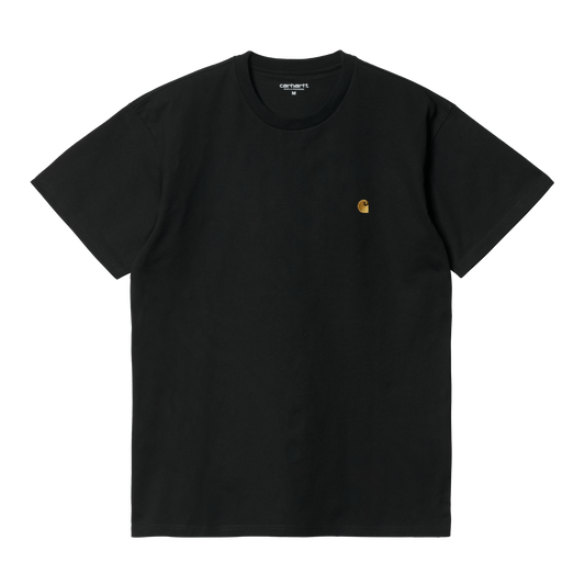 Carhartt WIP S/S Chase T-Shirt - Black / Gold