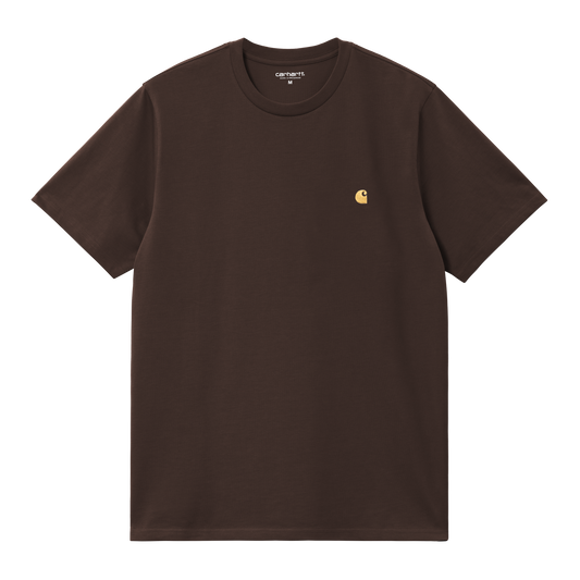 Carhartt WIP S/S Chase T-Shirt - Tobacco / Gold