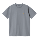 Carhartt WIP S/S Chase T-Shirt - Mirror/Gold