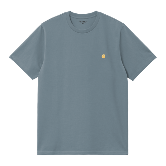 Carhartt WIP S/S Chase T-Shirt - Angelite / Gold