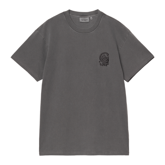 Carhartt WIP S/S Helix Redux T-Shirt - Black Garment Dyed