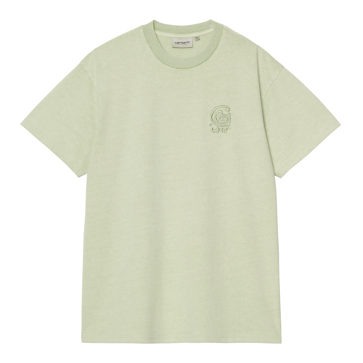 Carhartt WIP S/S Helix Redux T-Shirt - Pale Olive Garment Dyed