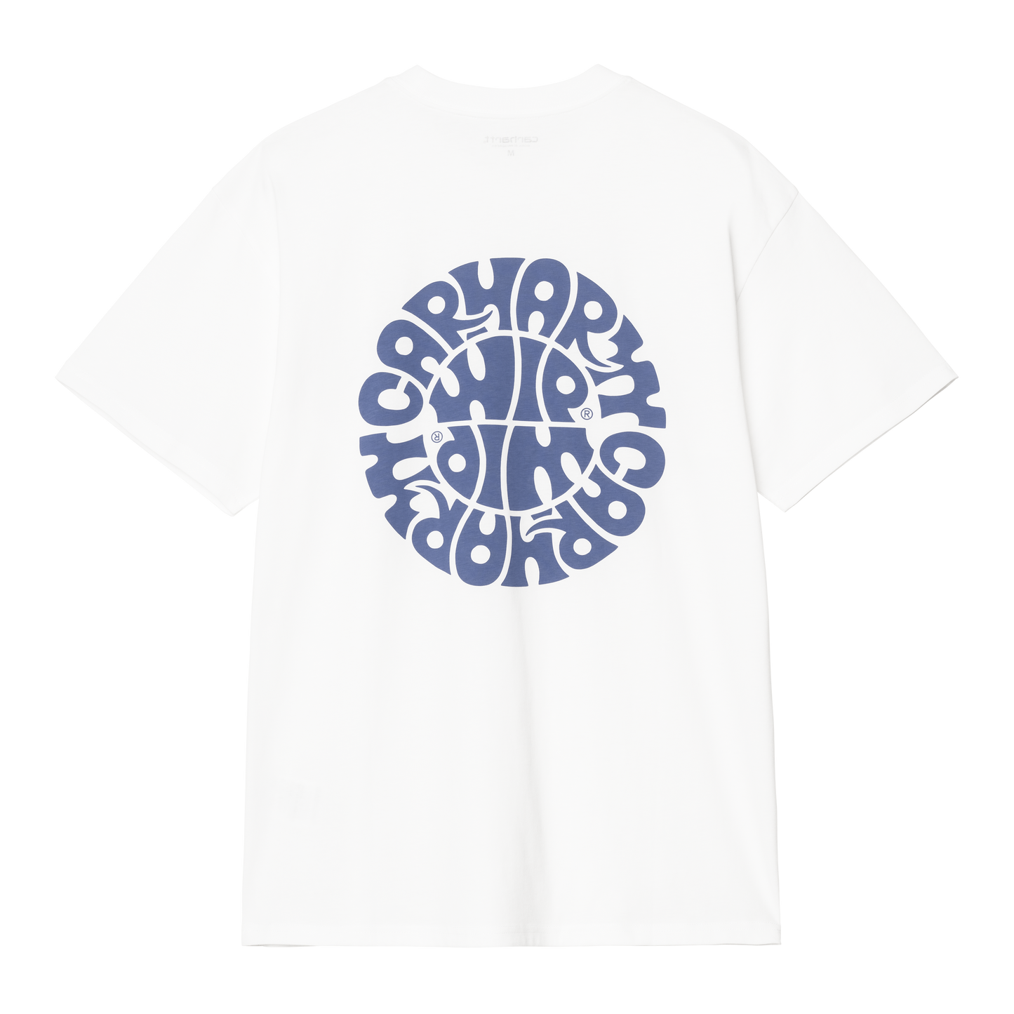 Carhartt WIP S/S Jazzy T-Shirt - White/Blue Iris