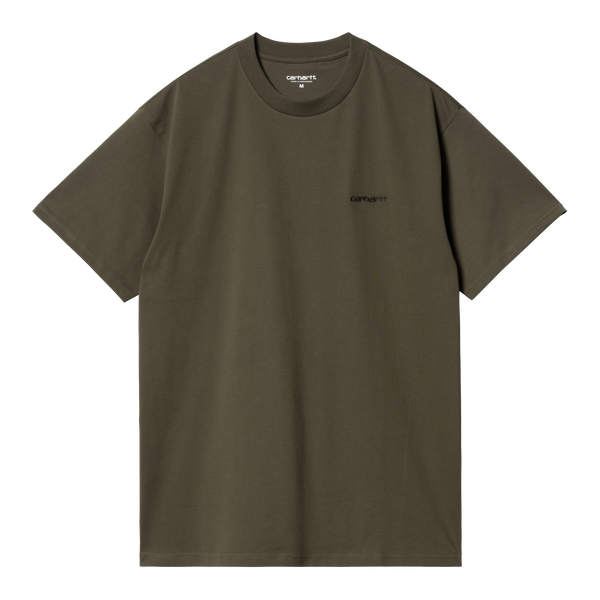 Carhartt WIP S/S Script Embroidery T-Shirt - Cypress/Black