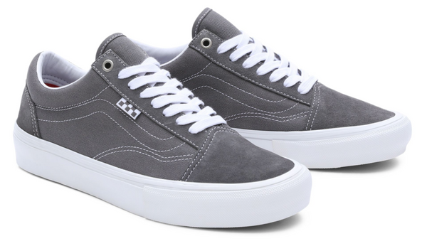 Vans Skate Old Skool Pro - Pewter/True White