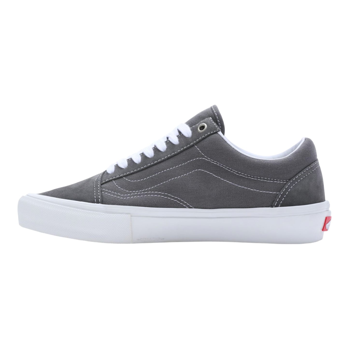 Vans Skate Old Skool Pro - Pewter/True White