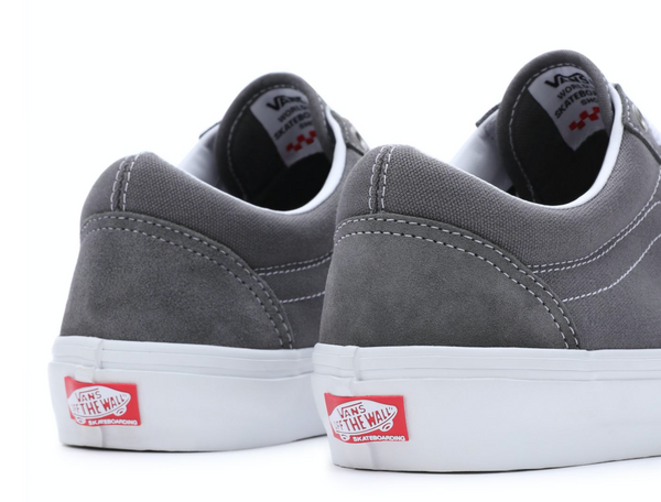 Vans Skate Old Skool Pro - Pewter/True White