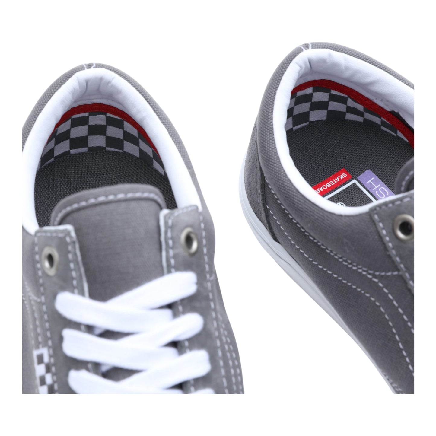 Vans Skate Old Skool Pro - Pewter/True White