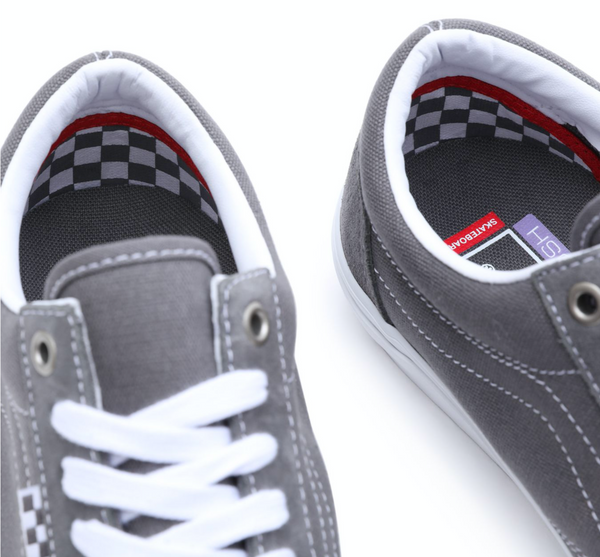 Vans Skate Old Skool Pro - Pewter/True White