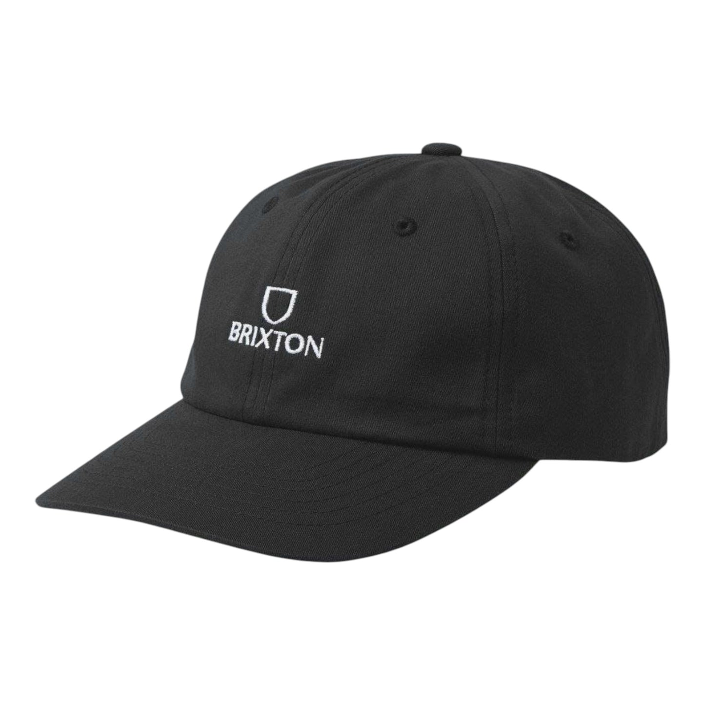 Brixton Alpha LP Cap - Black/White Rinse