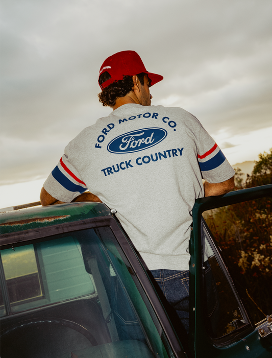 Brixton X Ford Truck Country Jersey - Heather Grey