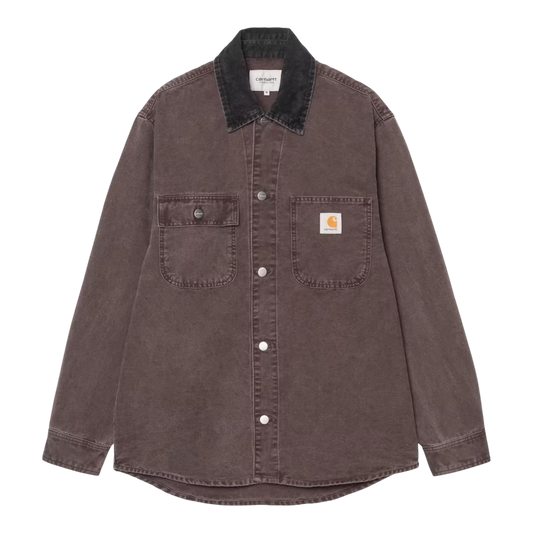 Carhartt WIP Mitch Shirt Jacket - Palisander / Black Dusky Canvas