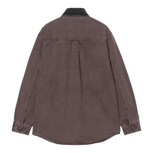 Carhartt WIP Mitch Shirt Jacket - Palisander / Black Dusky Canvas
