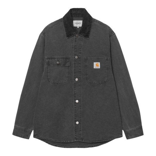 Carhartt WIP Mitch Shirt Jacket - Black / Black Dusky Canvas