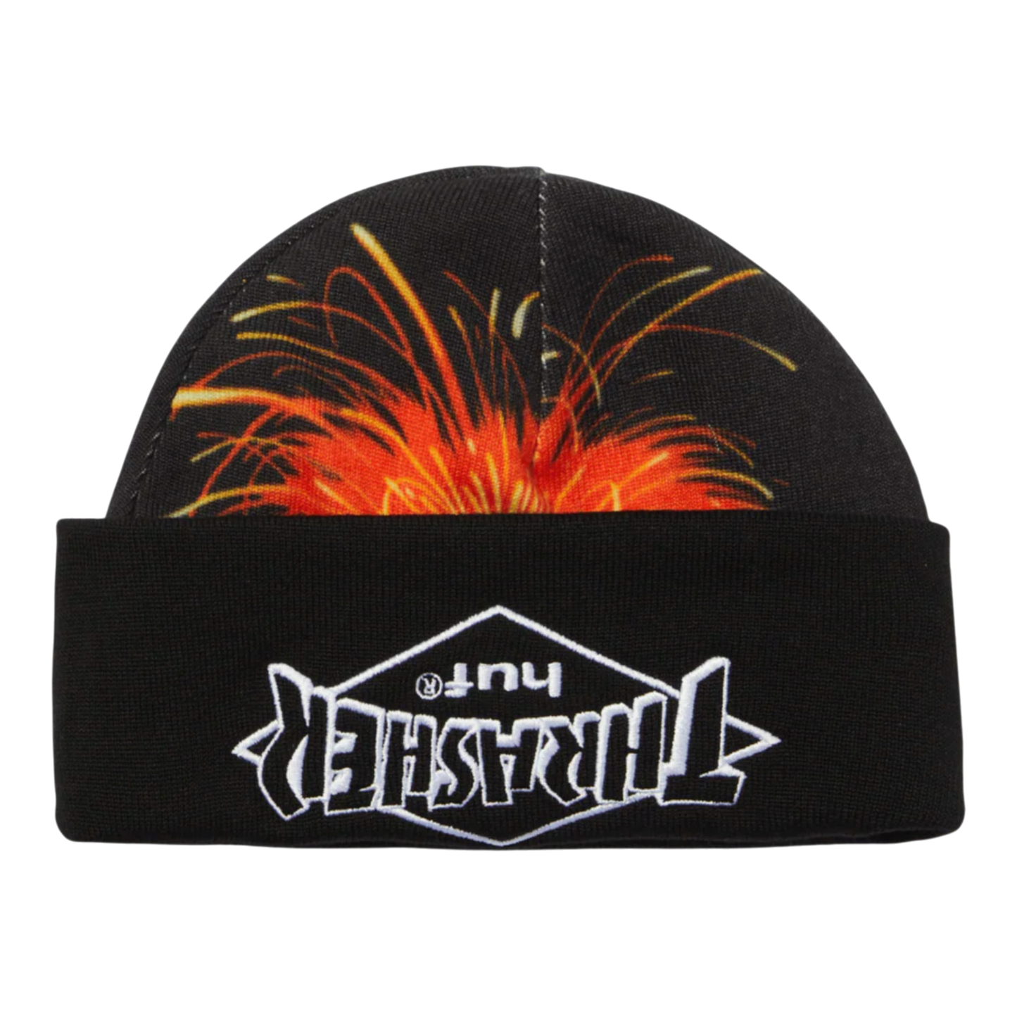 HUF X Thrasher Meltdown Reversible Beanie - Black