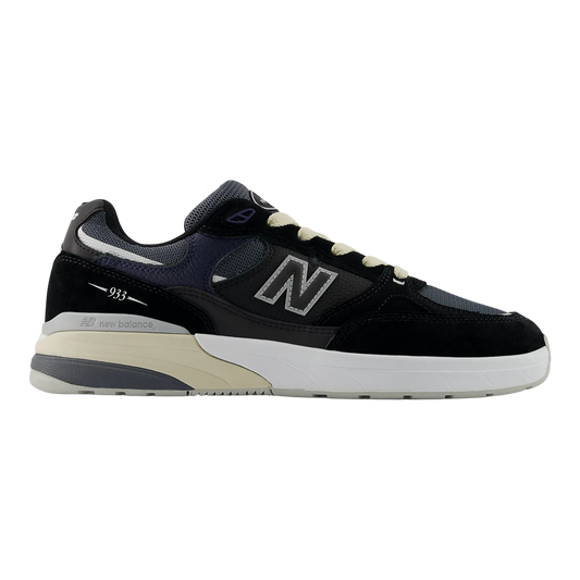 New Balance Numeric Andrew Reynolds 933 Shoes - Black with Eclipse