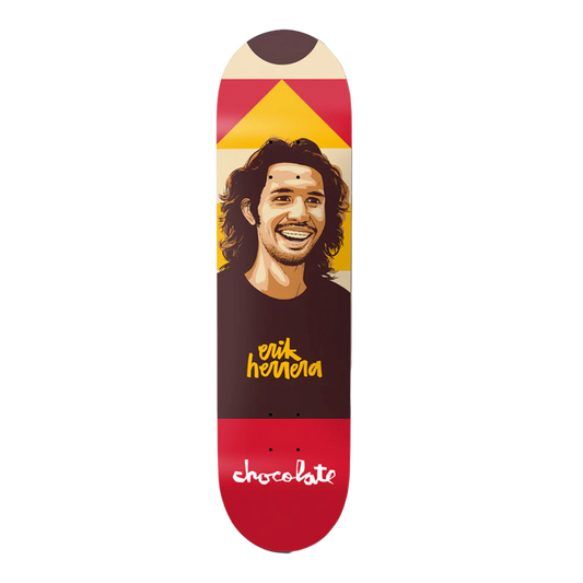 Chocolate Evan Hecox Portrait Erik Herrera 8.5" Deck