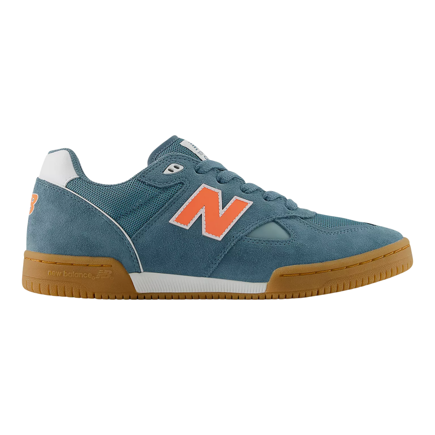 New Balance Numeric 600 Tom Knox Shoes - Salt Water with Tangerine Heat