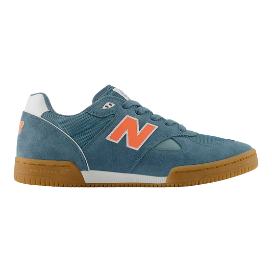 New Balance Numeric 600 Tom Knox Shoes - Salt Water with Tangerine Heat