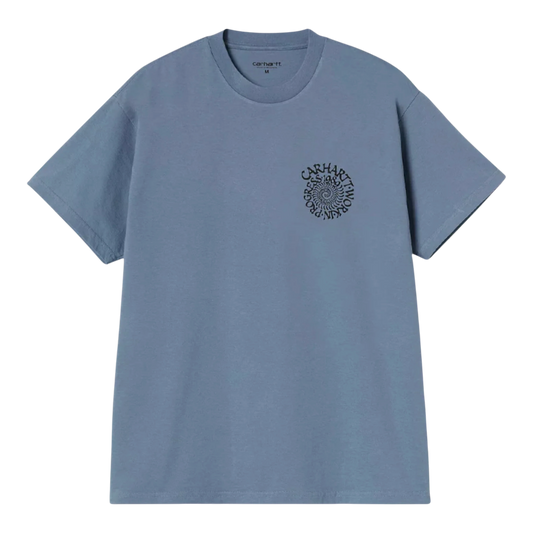 Carhartt WIP S/S Spirals T-Shirt - Gentle Blue