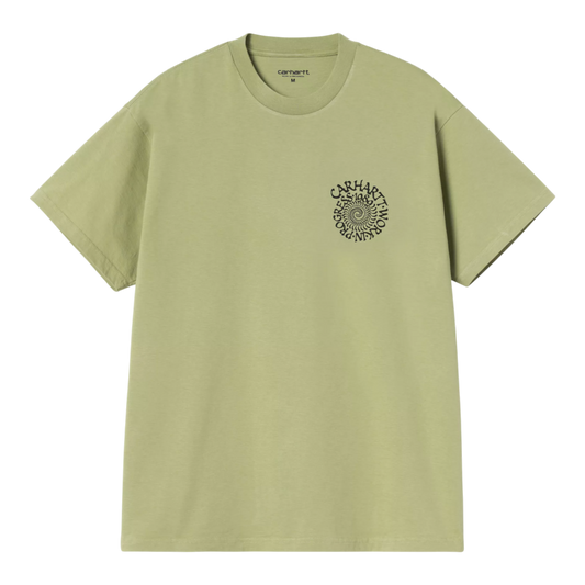 Carhartt WIP S/S Spirals T-Shirt - Gentle Green